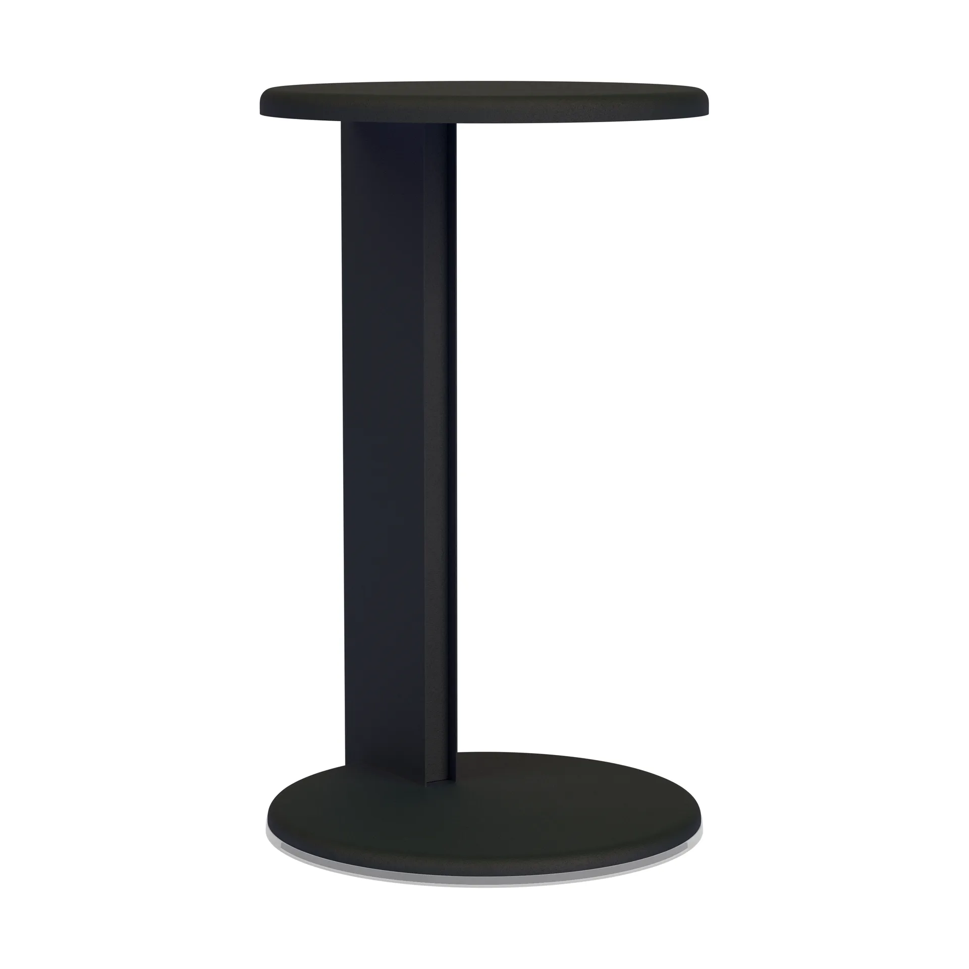 Lolly sidobord 56 cm, Black grey matte Hem