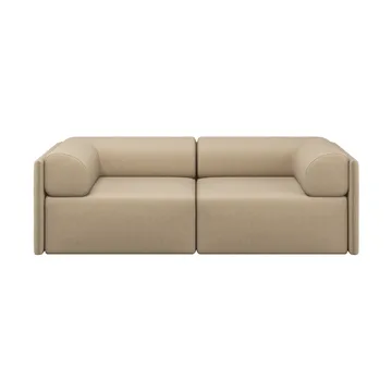 Palo Block 2-sits soffa med armstöd Low 200 cm - Beige - Hem
