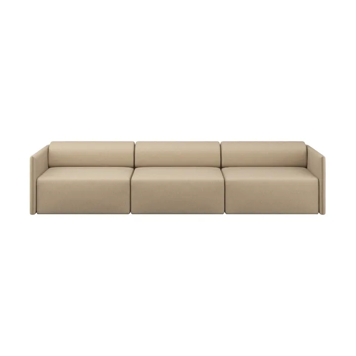 Palo Block 3-sits soffa Low 295 cm - Beige - Hem
