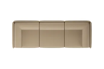 Palo Block 3-sits soffa med armstöd Low 295 cm - Beige - Hem