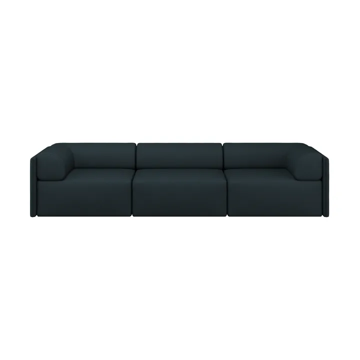 Palo Block 3-sits soffa med armstöd Low 295 cm - Pine - Hem