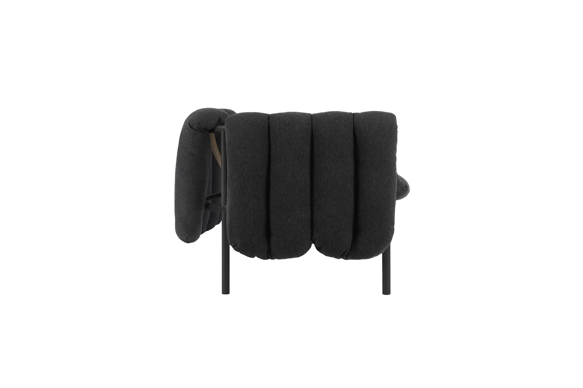 Puffy 2,5-sits soffa 205 cm, Anthracite-black grey Hem