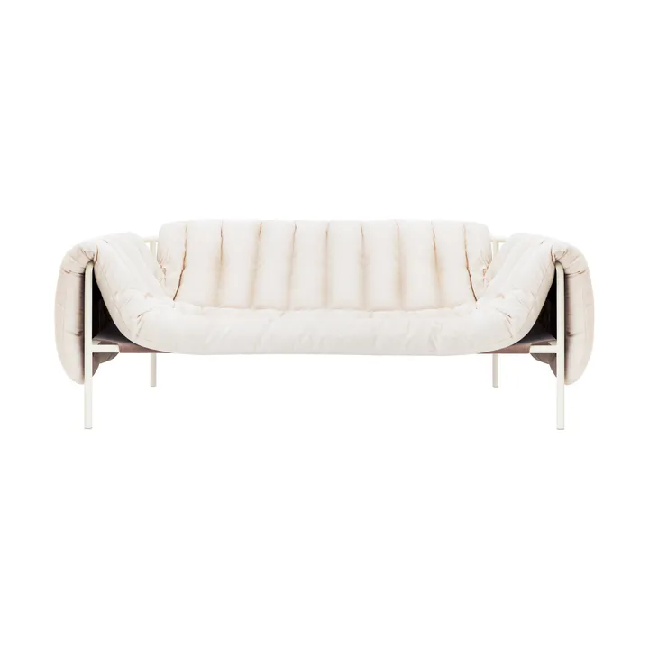Puffy 2,5-sits soffa 205 cm - Natural-cream - Hem