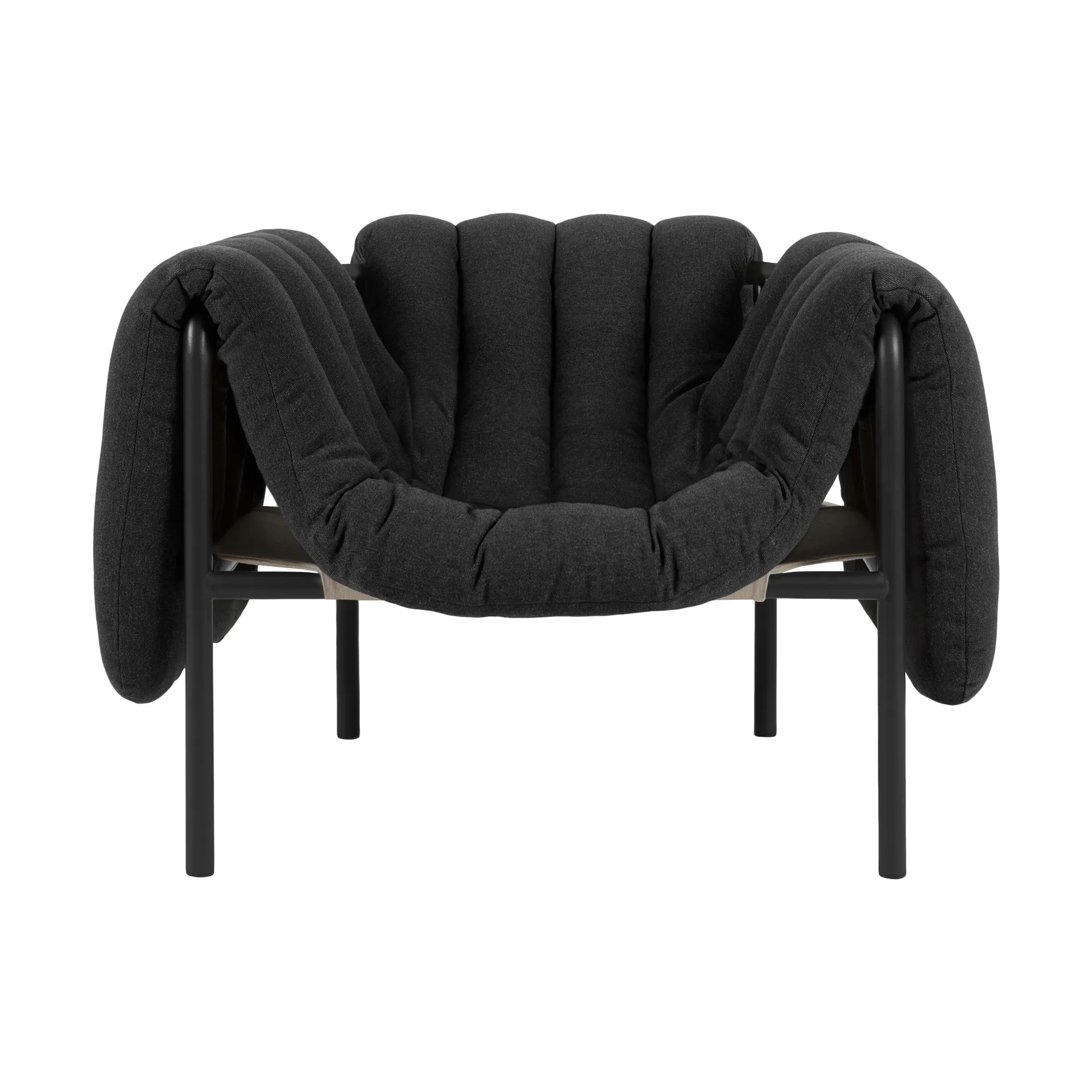 Puffy loungefåtölj, Anthracite-black grey Hem