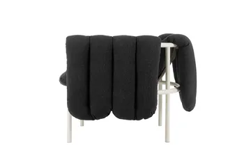 Puffy loungefåtölj - Anthracite-cream - Hem