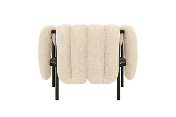 Puffy loungefåtölj - Eggshell-black grey - Hem