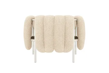 Puffy loungefåtölj - Eggshell-cream - Hem