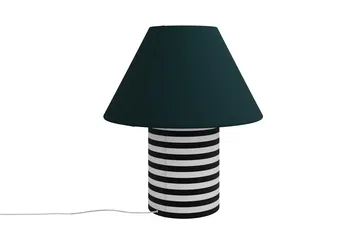 Toto bordslampa Large 64 cm - Pine-black & white stripes - Hem