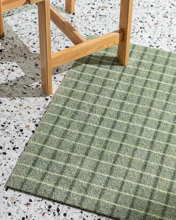Grid dörrmatta - Matcha Lemon, 60x85 cm - Heymat
