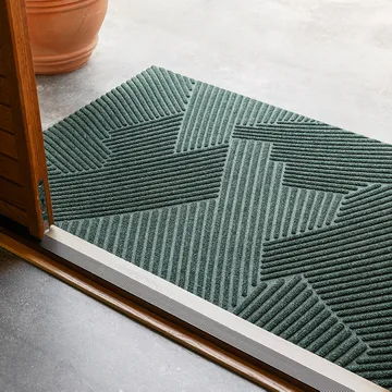 Strå dörrmatta - grön, 60x90 cm - Heymat