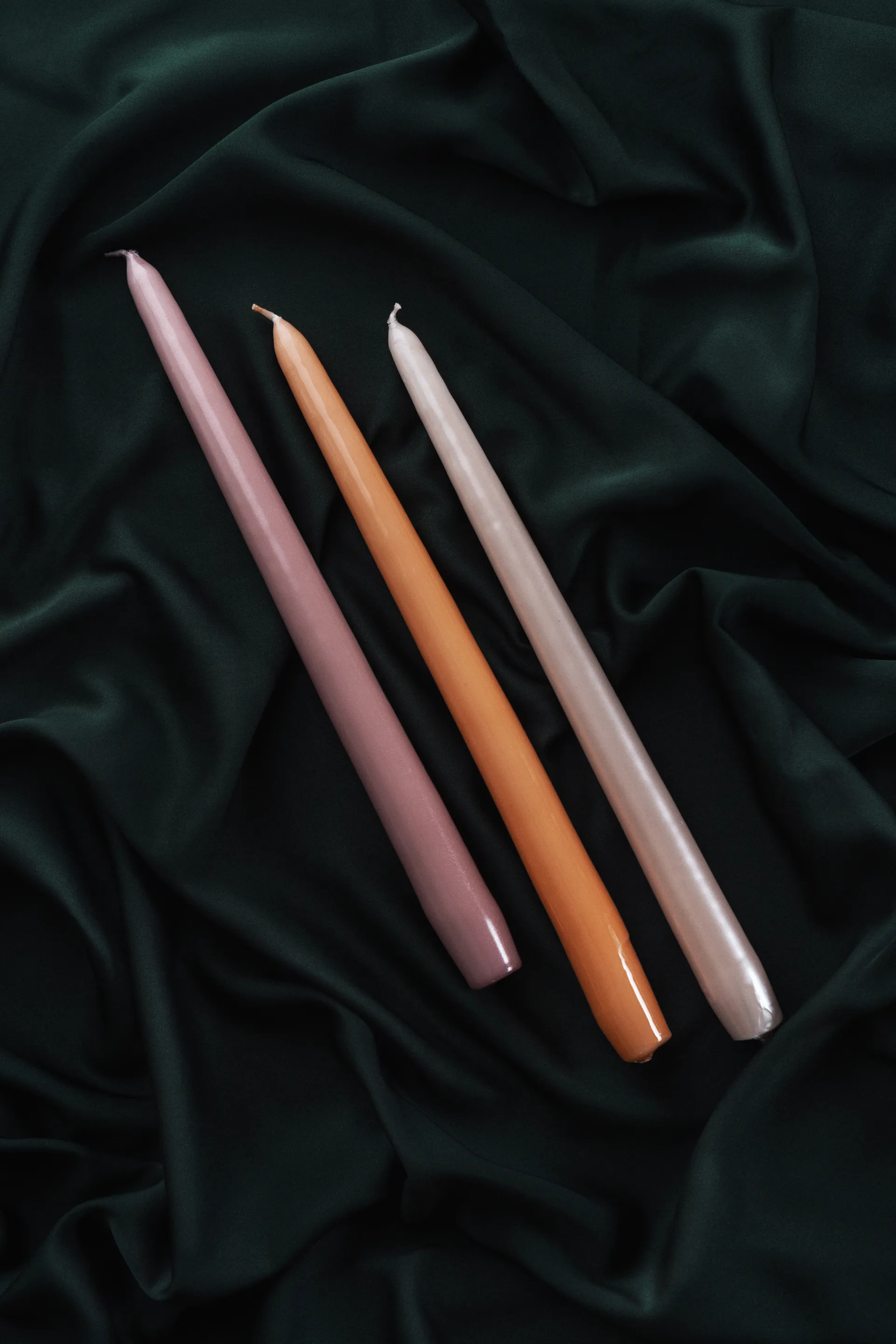 Herrgårdsljus 30 cm 6-pack, Rosa Metallic Hilke Collection