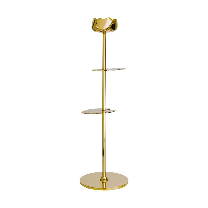 Ninfea Alta ljusstake 30 cm - Mässing - Hilke Collection