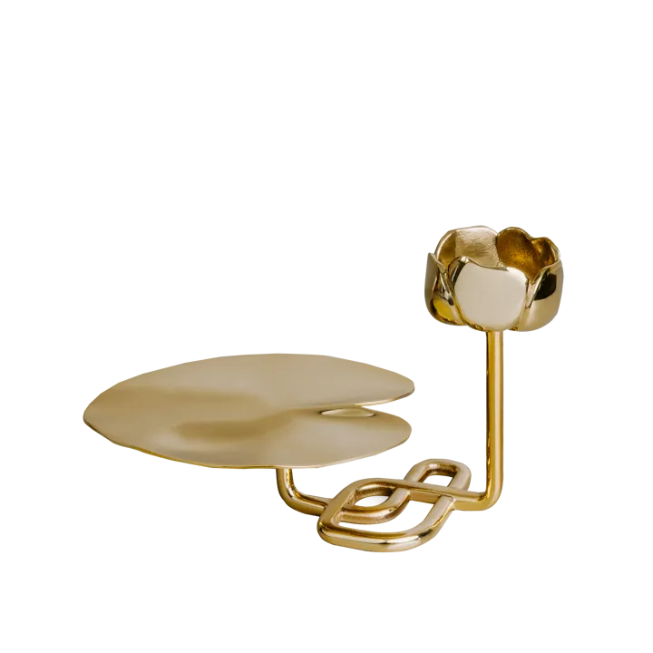 Ninfea No.2 ljusstake - Mässing - Hilke Collection