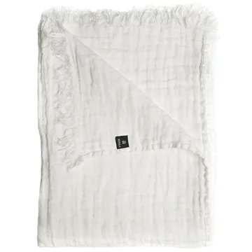 Hannelin pläd 130x170 cm - White-white - Himla