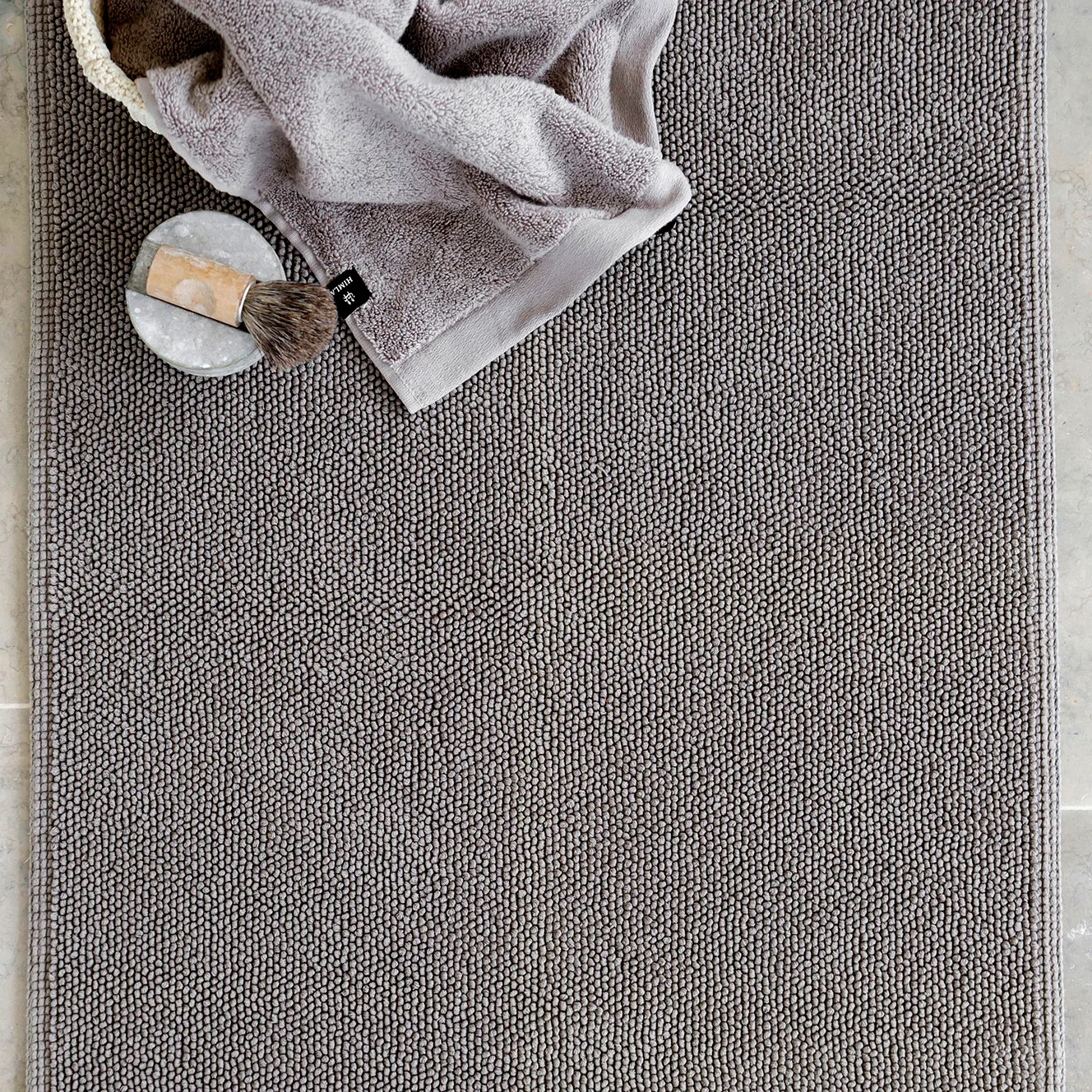 Max badrumsmatta 60x90 cm, Lead (grå) Himla