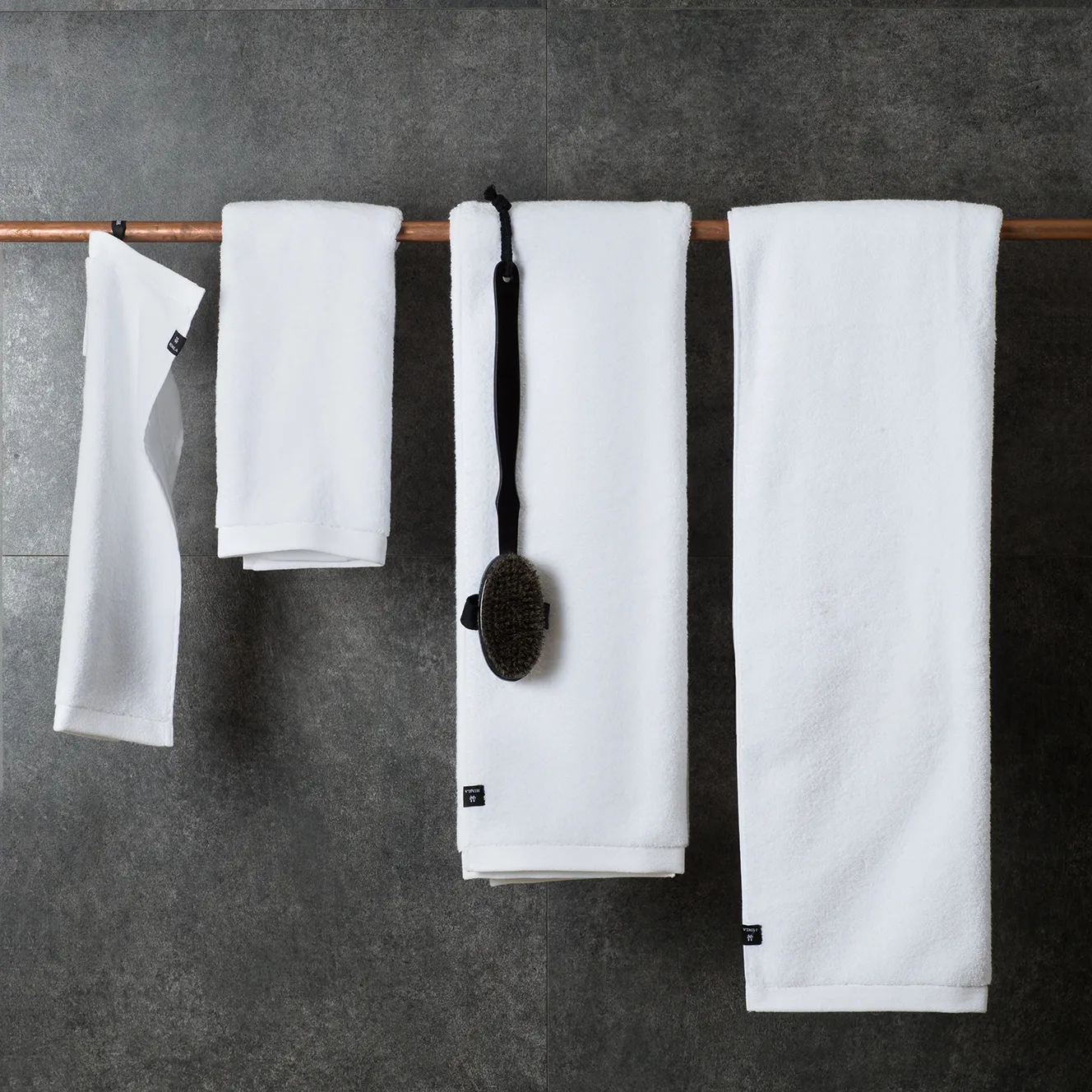 Maxime ekologisk handduk white, 70x140 cm Himla