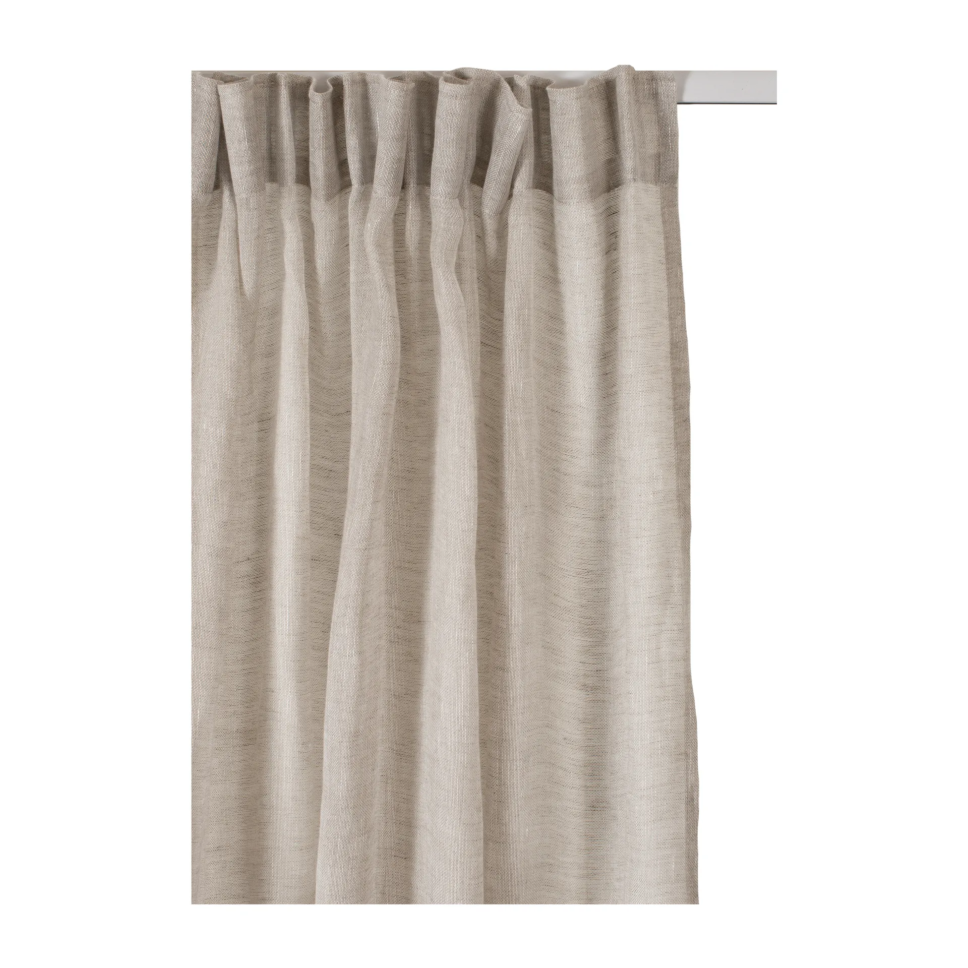 Skylight gardin med veckband 280x250 cm, Oatmeal Himla