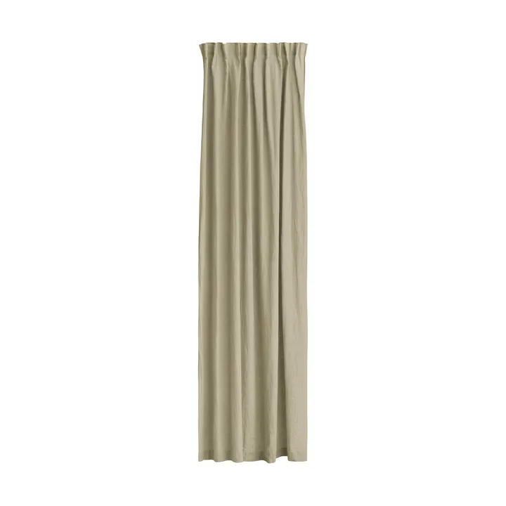 Sunrise gardin med veckband 140x250 cm - Organic (grön) - Himla