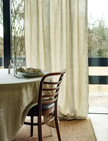 Sunrise gardin med veckband 140x250 cm - Organic (grön) - Himla