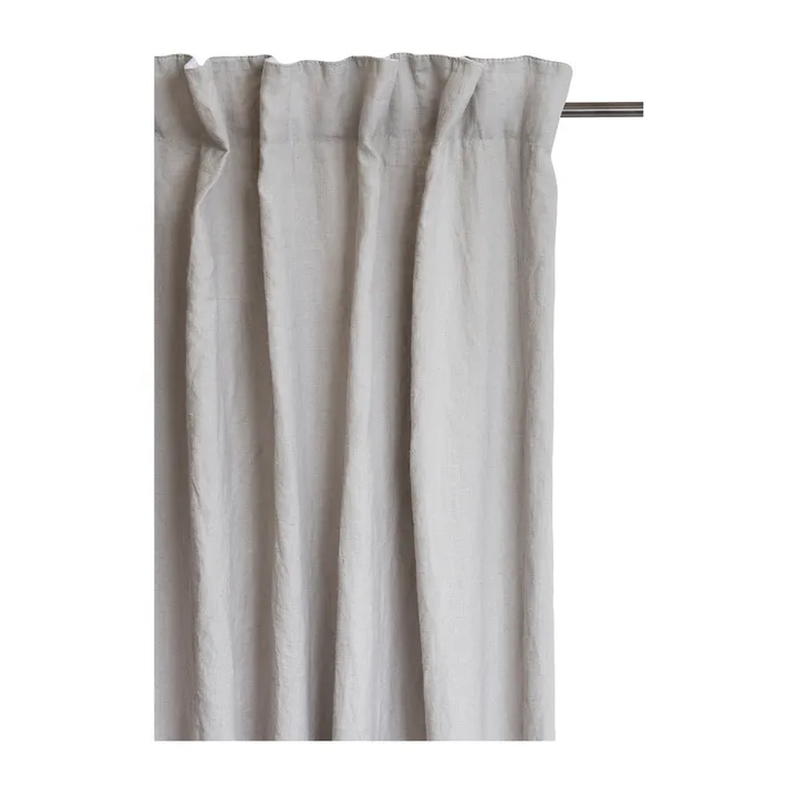 Sunshine gardin med veckband 140x250 cm - Ash (grå) - Himla