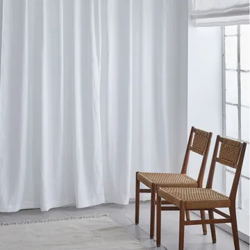 Twilight gardin med veckband 280x290 cm - White - Himla