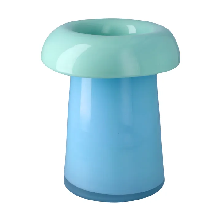 Soma vas - Ljusblå-aqua, 22,5 cm - Holmegaard