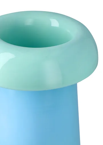 Soma vas - Ljusblå-aqua, 22,5 cm - Holmegaard