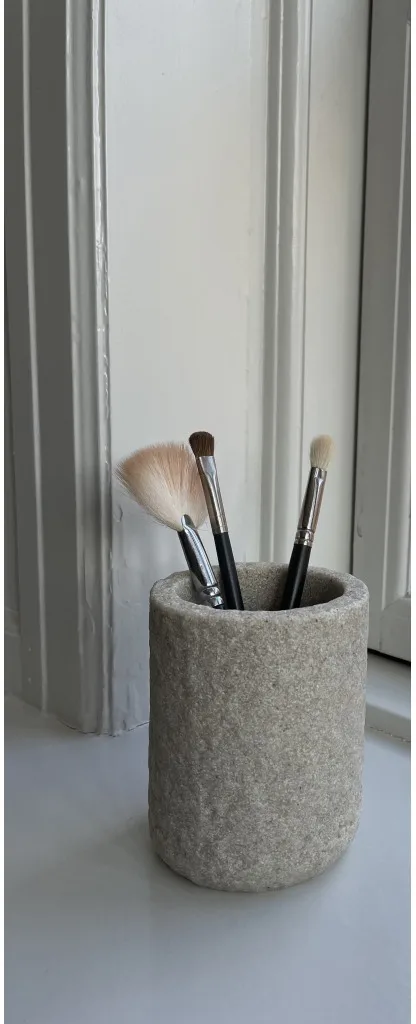 Humdakin Sandstone tandborstmugg 10 cm, Natural Humdakin