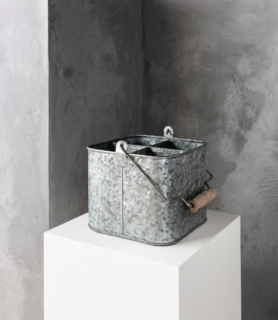 Humdakin zink bucket förvaringslåda, 25x25 cm Humdakin