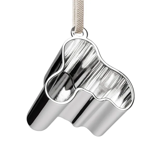 Aalto dekorationshänge metall, Silver Iittala
