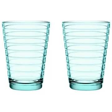 Aino Aalto dricksglas 33 cl 2-pack - vattengrön - Iittala