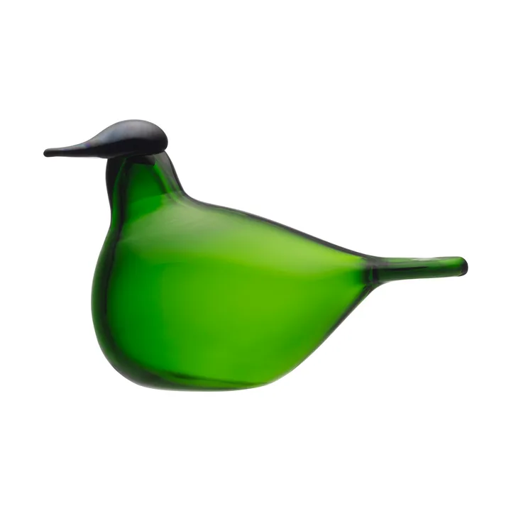 Chiffchaff glasfågel - Grön, 13x8 cm - Iittala