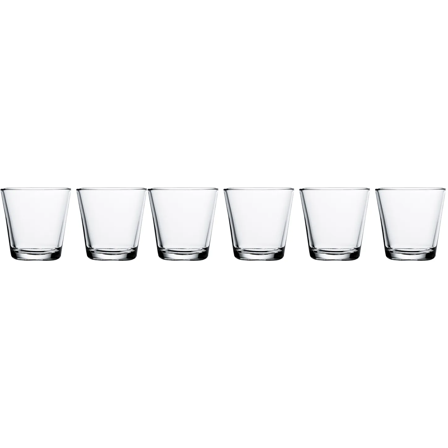 Kartio dricksglas 21 cl 6-pack, Klar Iittala