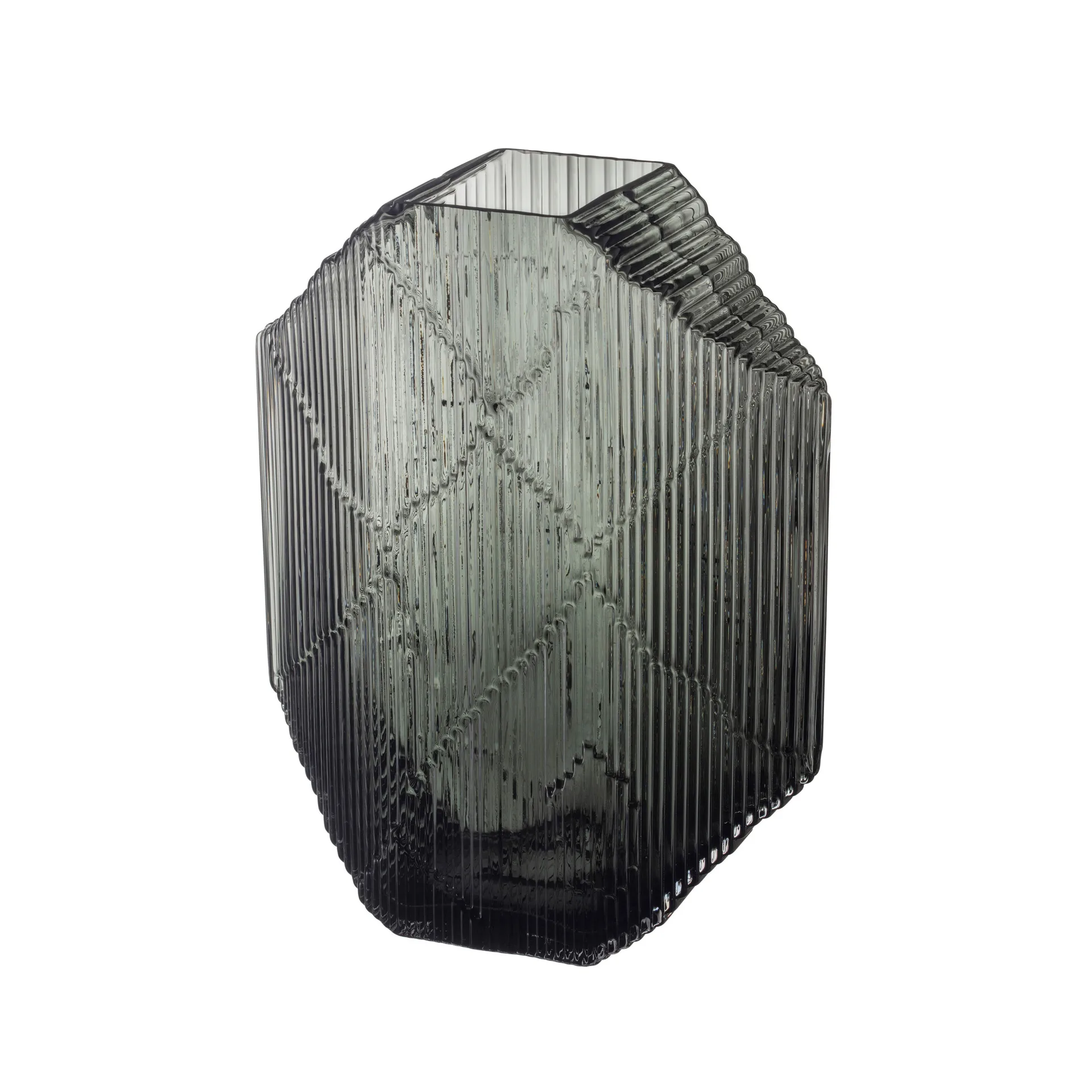 Kartta glasskulptur 33,5 cm, Mörkgrå Iittala