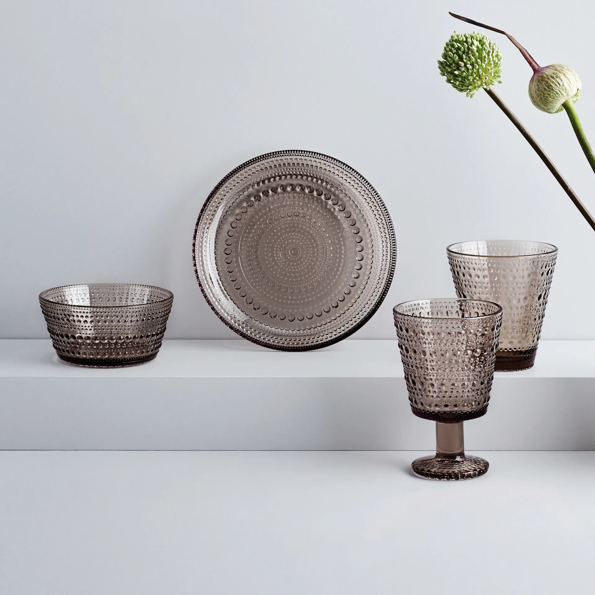 Kastehelmi assiett Ø17 cm, Linne Iittala