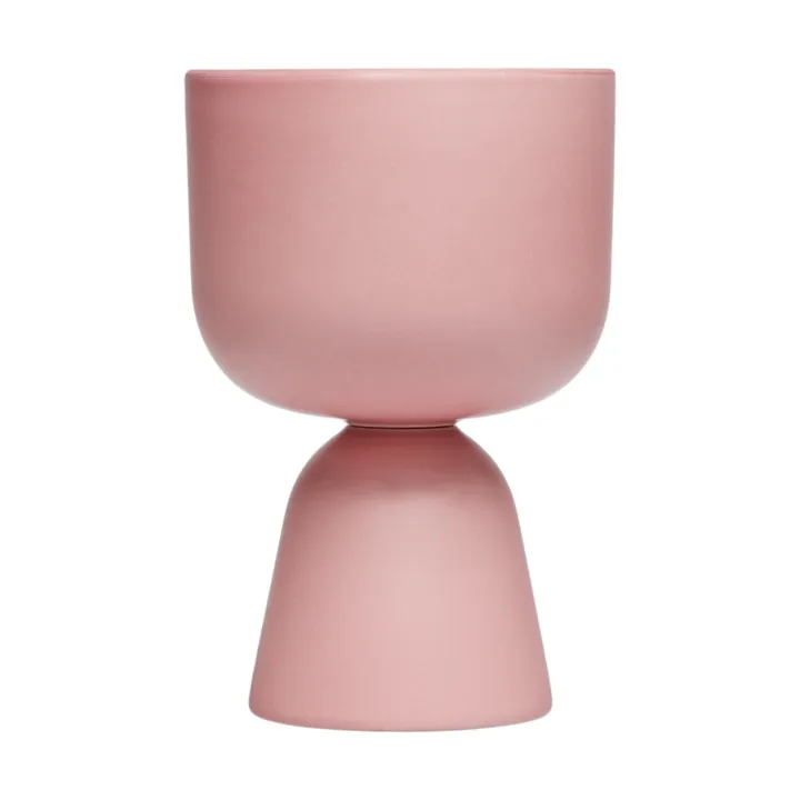 Nappula kruka - Matt ros, 19x12,5 cm - Iittala