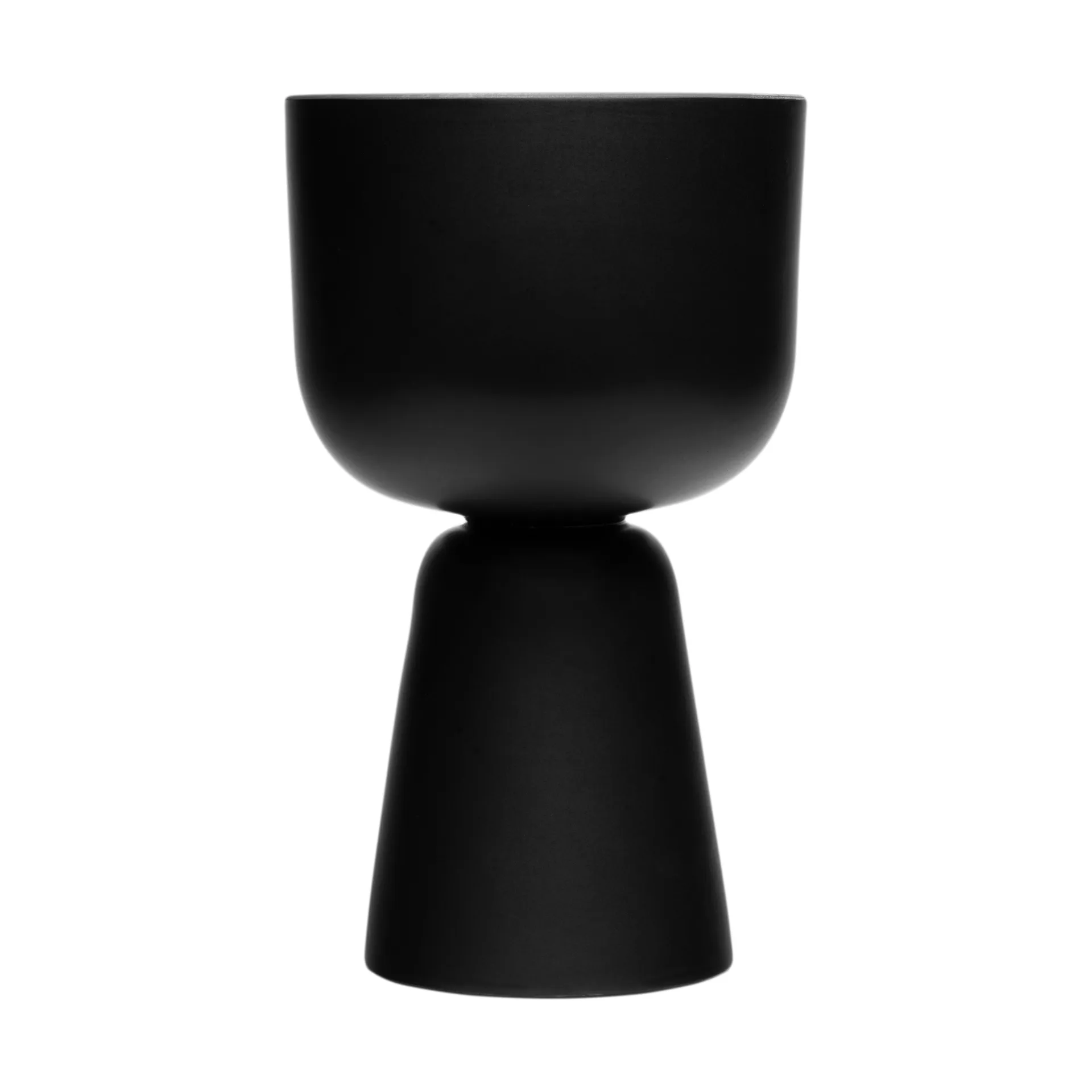 Nappula kruka, Matt svart, 23x19 cm Iittala