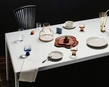 Solare glas på fot 29 cl 2-pack - Regn - Iittala