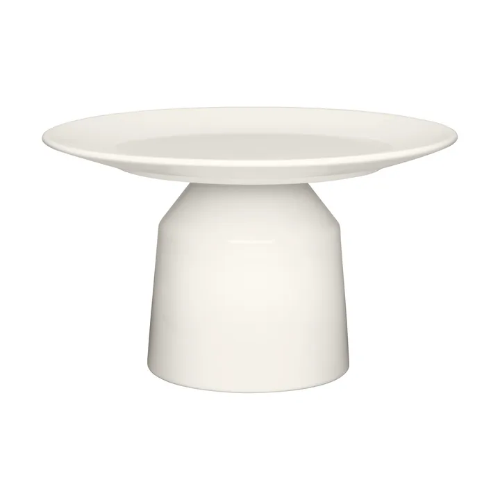 Solare serveringsfat högt Ø24x14 cm - Vit - Iittala