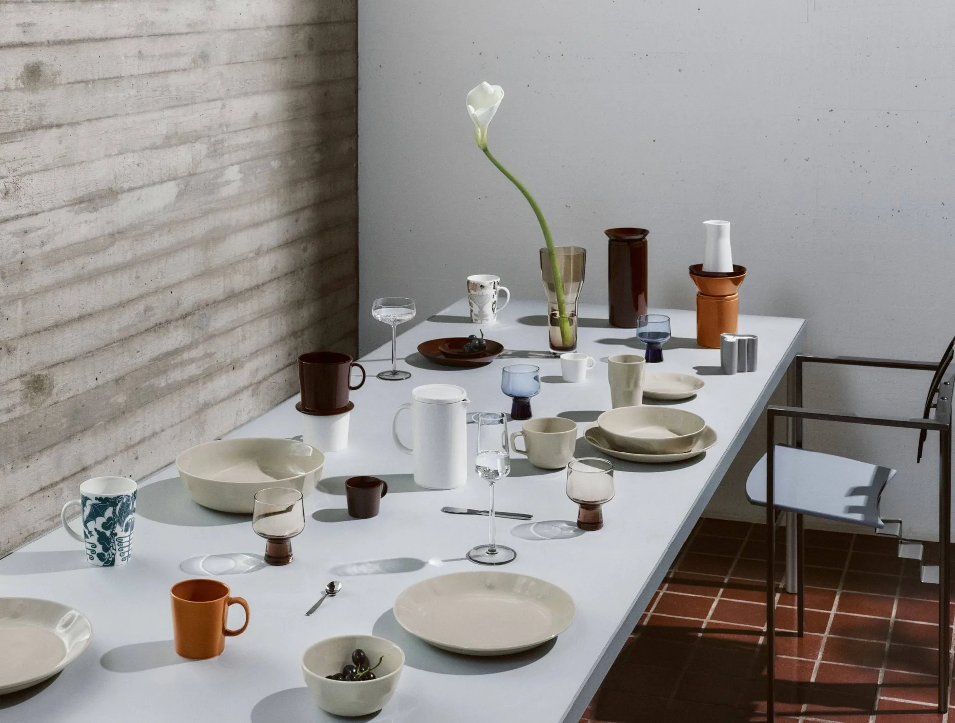Solare vas hög Ø12x26 cm, Linne Iittala