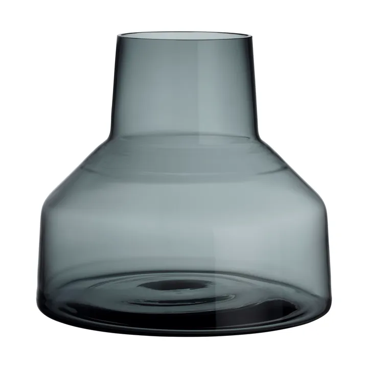 Solare vas låg Ø22x20 cm - Stålgrå - Iittala