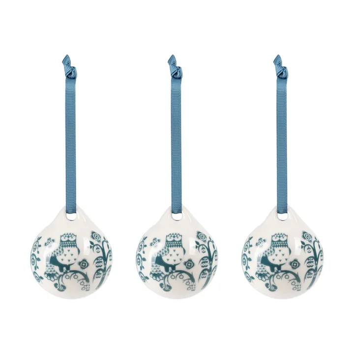 Taika dekoration - Stålblå, 5 cm, 3-pack - Iittala