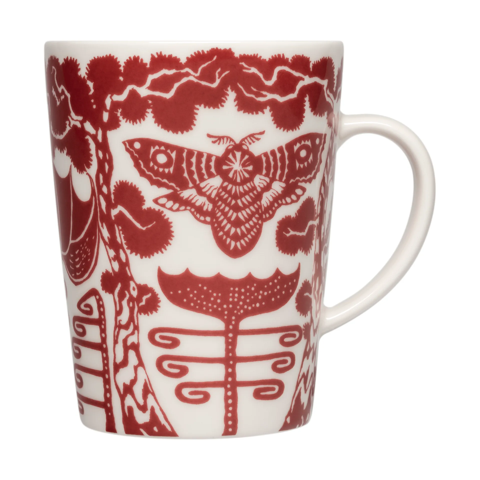 Taika mugg 40 cl presentförpackning, Yö granatröd Iittala