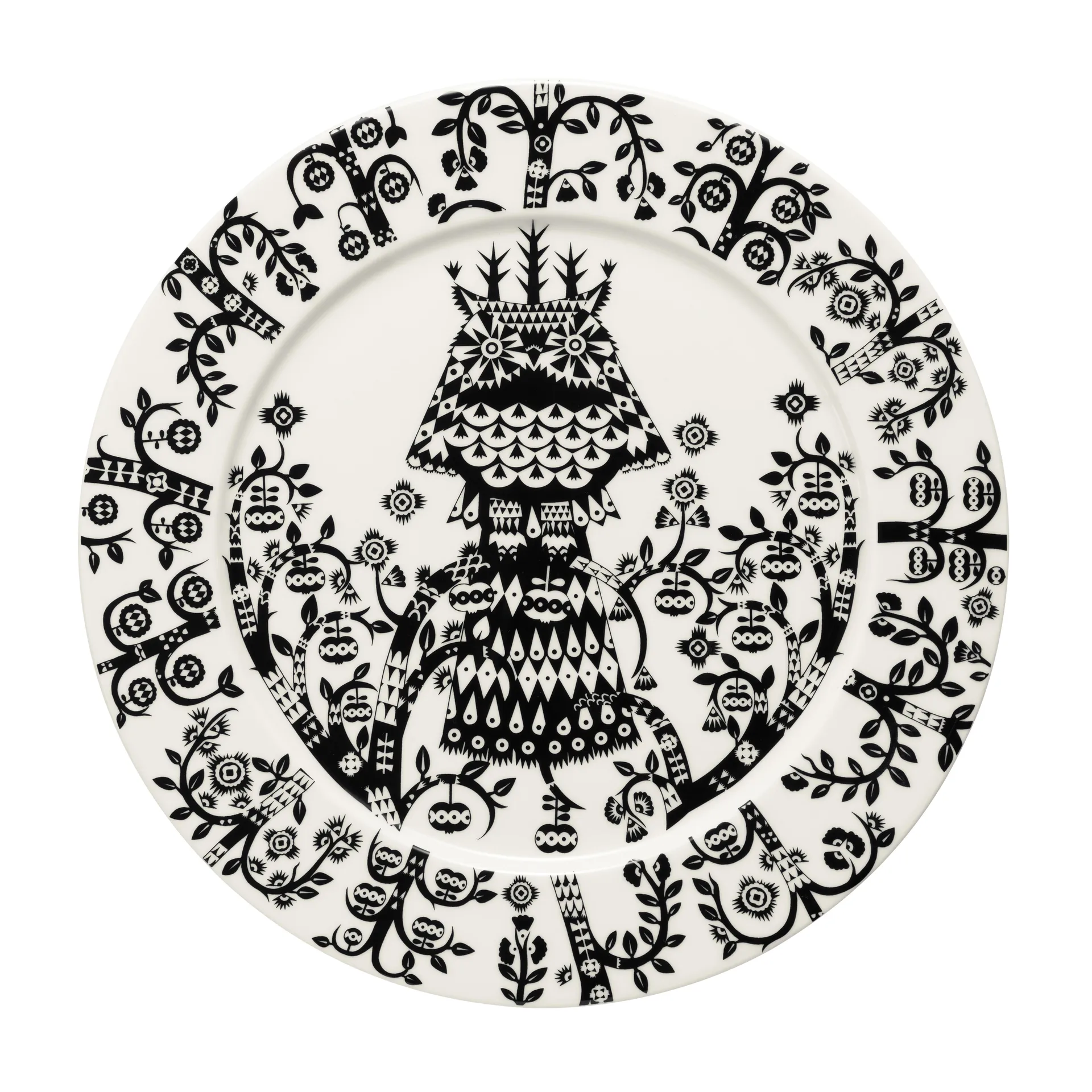 Taika tallrik, svart Ø27 cm Iittala