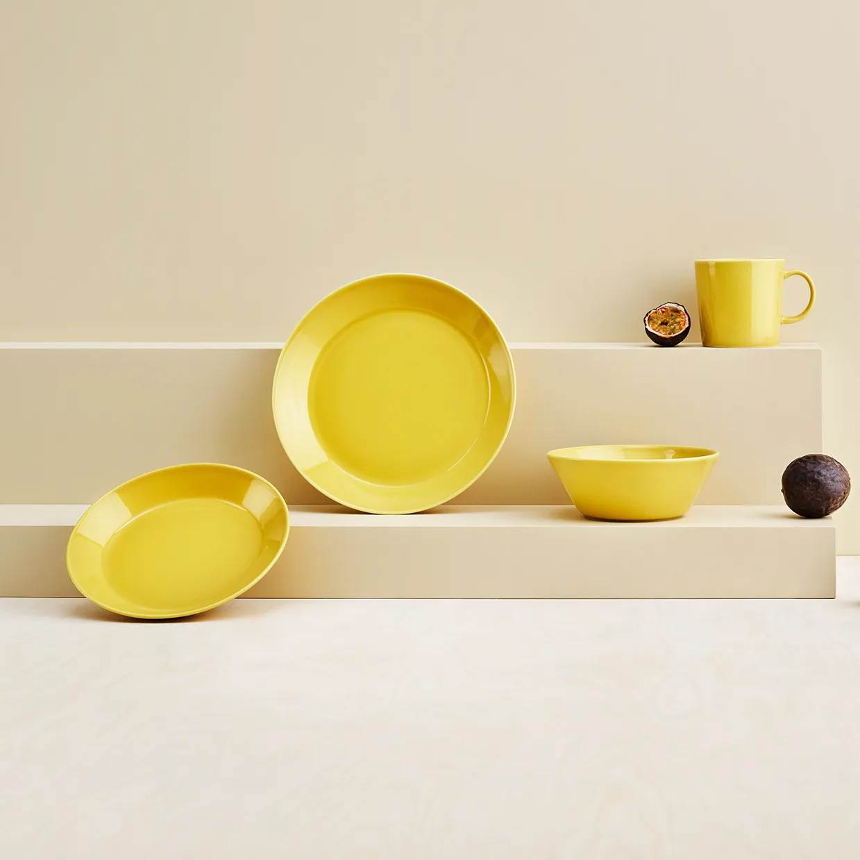 Teema tallrik Ø21 cm, Honung (gul) Iittala