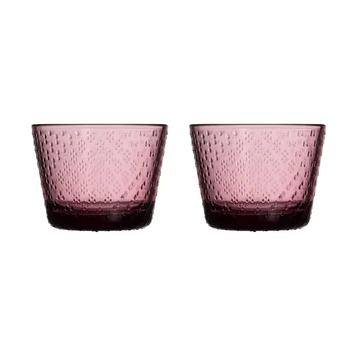 Tundra dricksglas 16 cl 2-pack - Ljung - Iittala