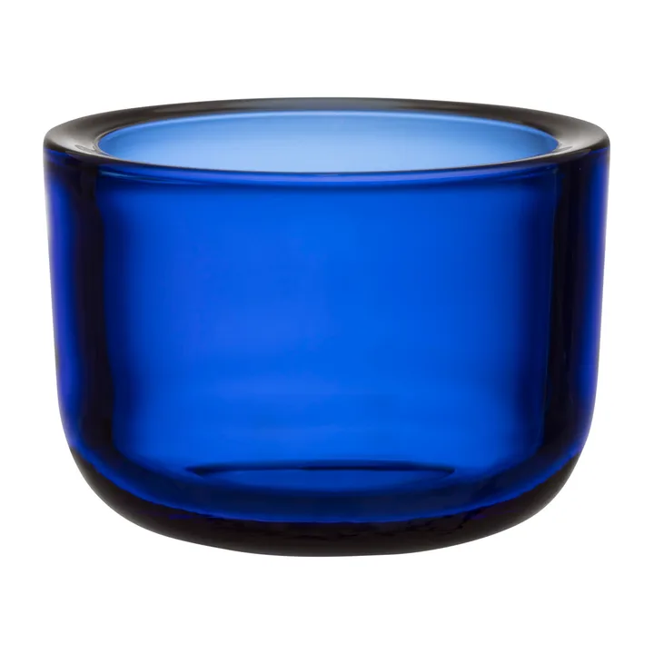 Valkea ljuslykta glas 60 mm - Ultramarinblå - Iittala