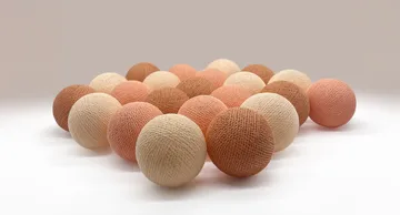 Irislights ljusslinga - Peach, 20 bollar - Irislights