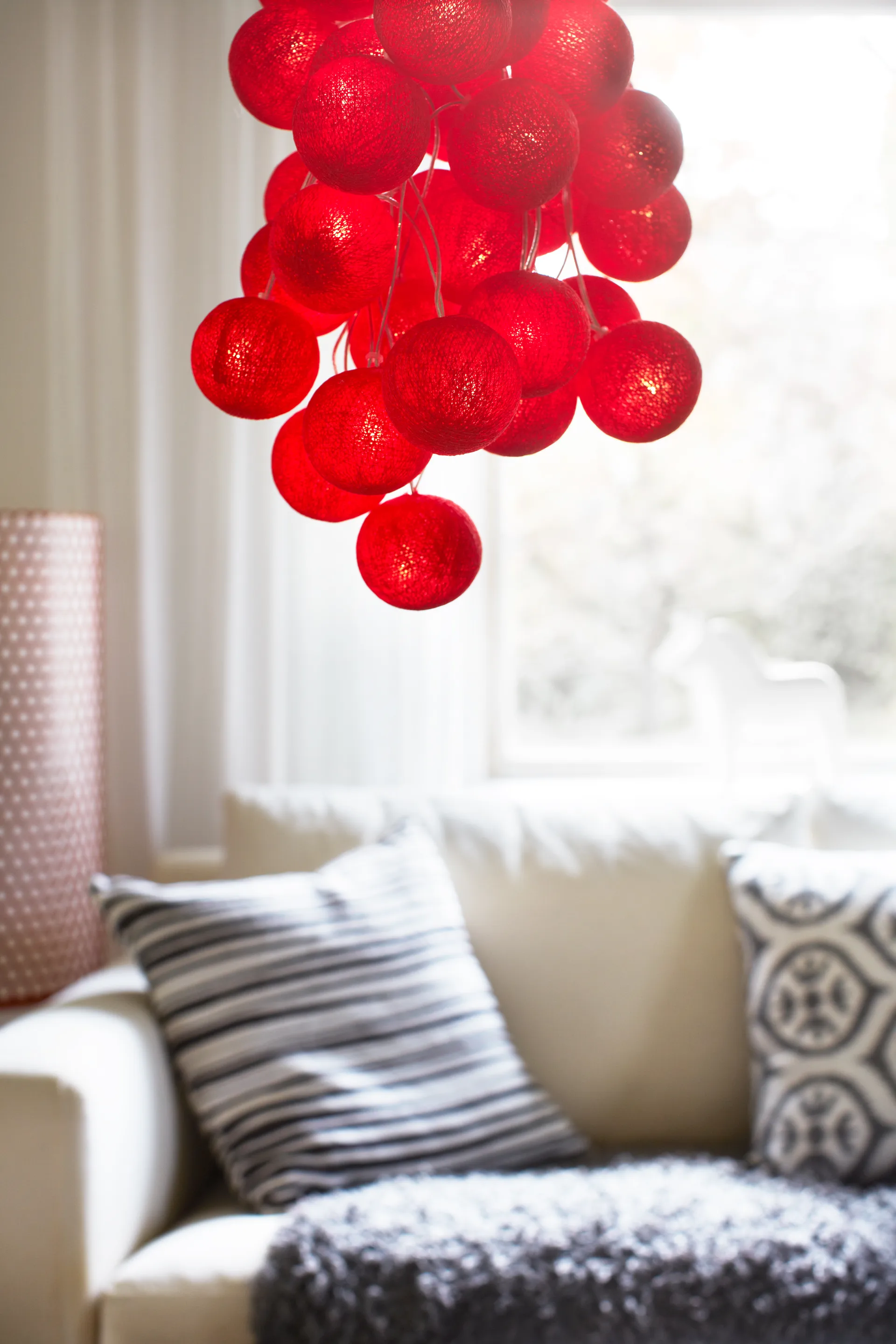 Irislights ljusslinga, Simply red, 20 bollar Irislights