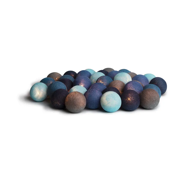 Oceans blue 20-ljus 390 cm - Blå - Irislights